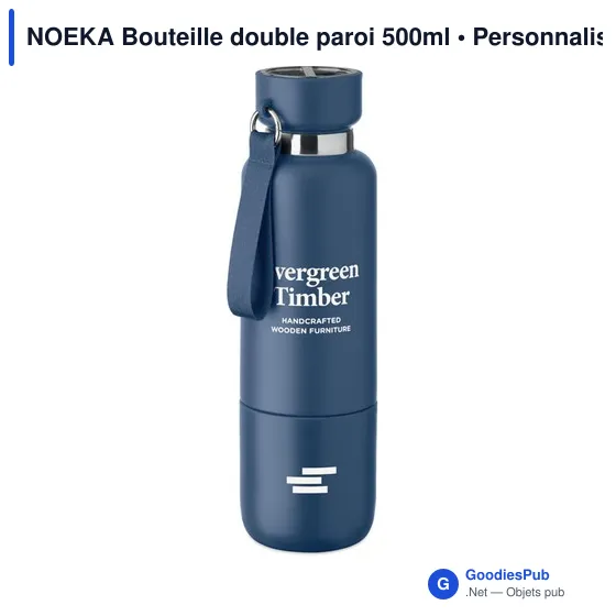 Bouteille isotherme personnalisable NOEKA 500ml avec logo - Image 9
