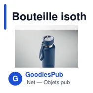 Bouteille isotherme personnalisable NOEKA 500ml avec logo - Miniature 10