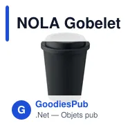 NOLA Gobelet double paroi PP 300 ml - Miniature 1