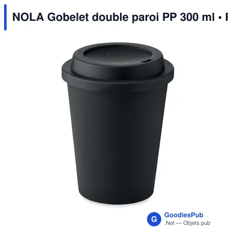 NOLA Gobelet double paroi PP 300 ml
