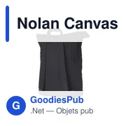 Sac à dos personnalisable Nolan Canvas avec logo - 20 L - Miniature 1