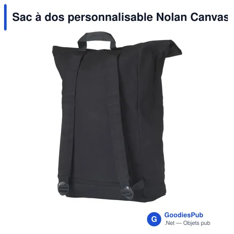 Sac à dos personnalisable Nolan Canvas avec logo - 20 L