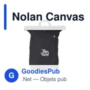 Sac à dos personnalisable Nolan Canvas avec logo - 20 L - Miniature 6