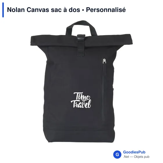 Sac à dos personnalisable Nolan Canvas avec logo - 20 L - Image 6