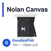 Sac à dos personnalisable Nolan Canvas avec logo - 20 L - Miniature 7