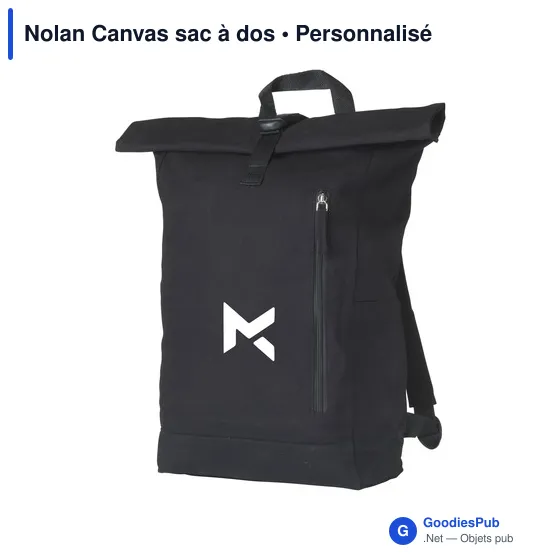 Sac à dos personnalisable Nolan Canvas avec logo - 20 L - Image 7