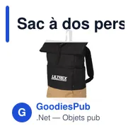 Sac à dos personnalisable Nolan Cork pour ordinateur avec logo - Miniature 12