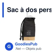 Sac à dos personnalisable Nolan Cork pour ordinateur avec logo - Miniature 3