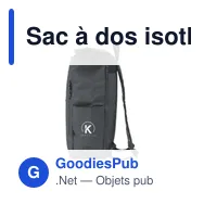 Sac à dos isotherme personnalisable Nolan Picnic avec logo - Miniature 1