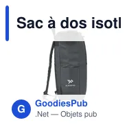 Sac à dos isotherme personnalisable Nolan Picnic avec logo - Miniature 2