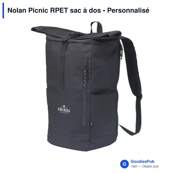 Sac à dos isotherme personnalisable Nolan Picnic avec logo - Image 6