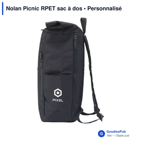 Sac à dos isotherme personnalisable Nolan Picnic avec logo - Image 7