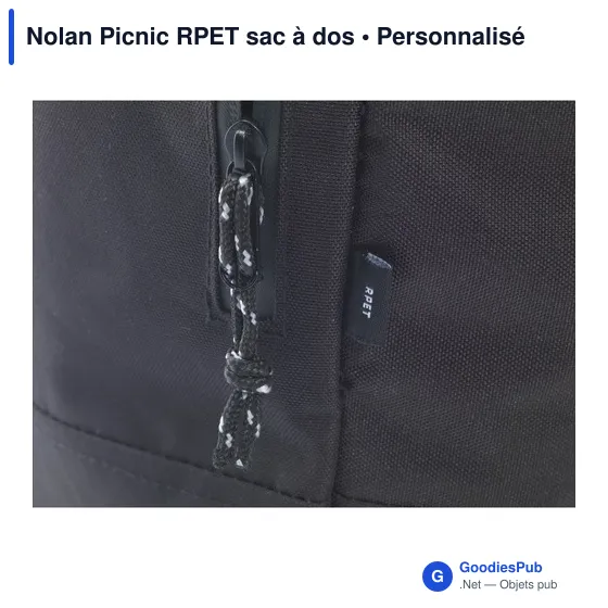 Sac à dos isotherme personnalisable Nolan Picnic avec logo - Image 10