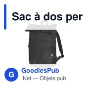 Sac à dos personnalisable Nolan Recycled RPET pour ordinateuravec logo - Miniature 2