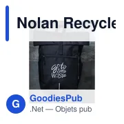 Sac à dos personnalisable Nolan Recycled RPET pour ordinateuravec logo - Miniature 6