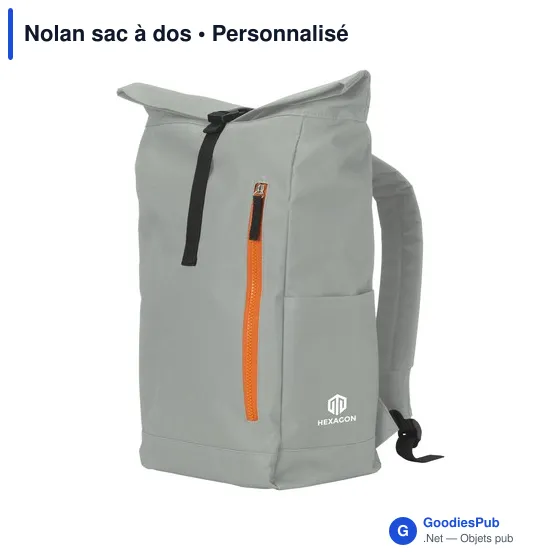 Sac à dos personnalisable Nolan avec logo - 18 L - Image 12