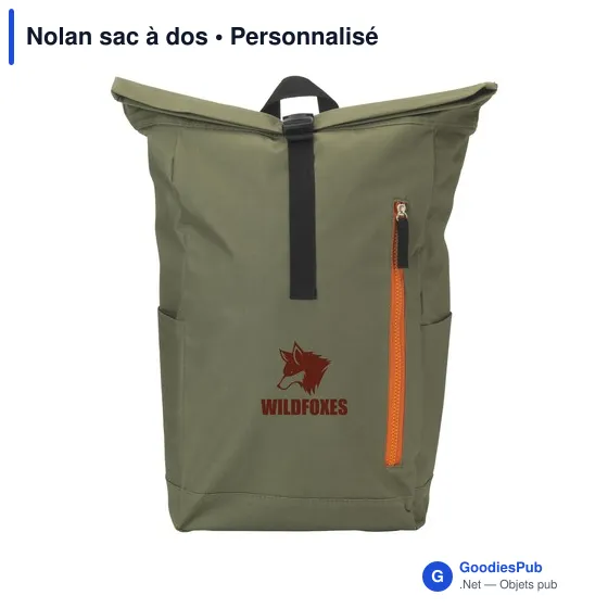 Sac à dos personnalisable Nolan avec logo - 18 L - Image 5