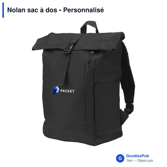 Sac à dos personnalisable Nolan avec logo - 18 L - Image 7