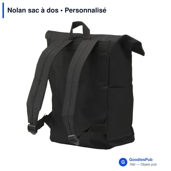 Sac à dos personnalisable Nolan avec logo - 18 L - Image 8