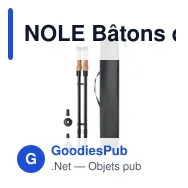 NOLE Bâtons de marche nordique - Miniature 1