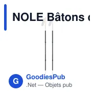 NOLE Bâtons de marche nordique - Miniature 2