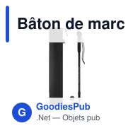 Bâton de marche télescopique personnalisable avec logo - NOLE ONE - Miniature 1