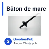 Bâton de marche télescopique personnalisable avec logo - NOLE ONE - Miniature 6