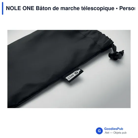 Bâton de marche télescopique personnalisable avec logo - NOLE ONE - Image 8