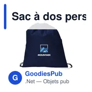 Sac à dos personnalisable Non-Woven Promobag GRS RPET avec logo - Miniature 5