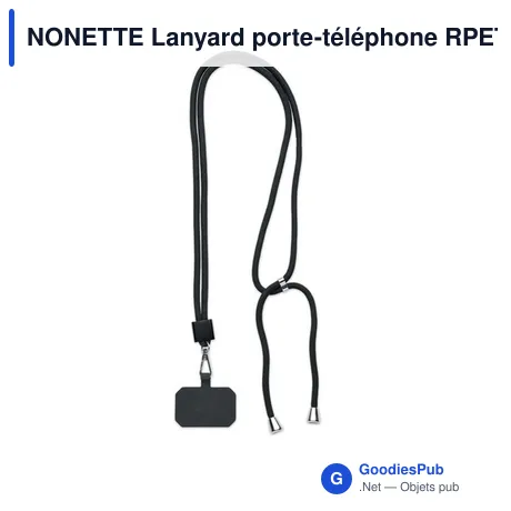 NONETTE Lanyard porte-téléphone RPET