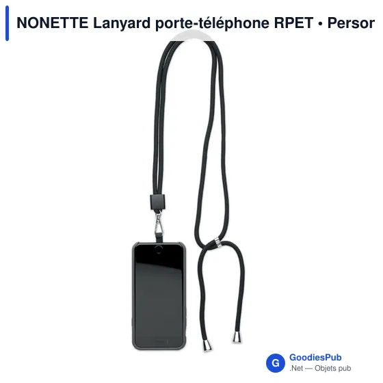 NONETTE Lanyard porte-téléphone RPET - Image 4