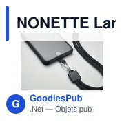 NONETTE Lanyard porte-téléphone RPET - Miniature 5