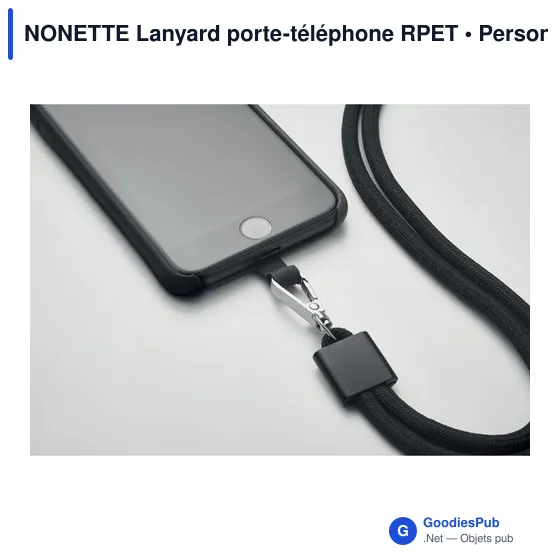 NONETTE Lanyard porte-téléphone RPET - Image 5