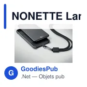 NONETTE Lanyard porte-téléphone RPET - Miniature 7
