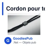 Cordon pour téléphone personnalisable avec logo - NONETTE WRIST - Miniature 2