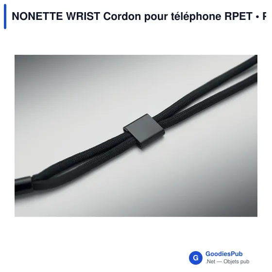 Cordon pour téléphone personnalisable avec logo - NONETTE WRIST - Image 2