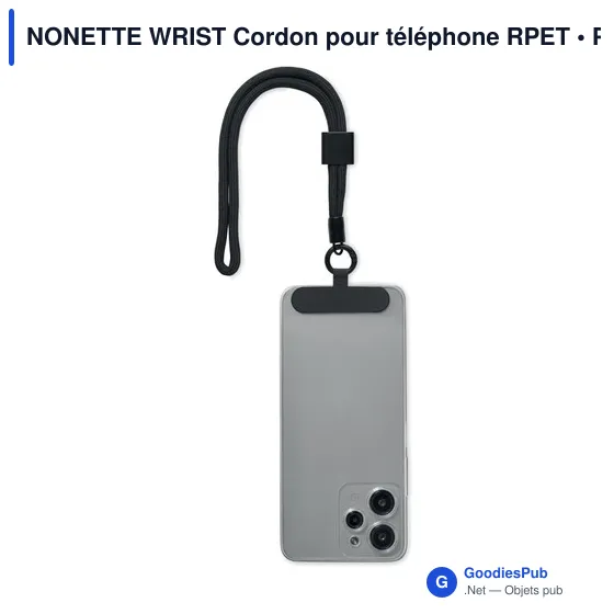 Cordon pour téléphone personnalisable avec logo - NONETTE WRIST - Image 7