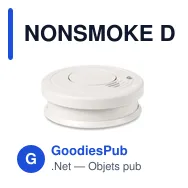 NONSMOKE Détecteur de fumée - Miniature 1