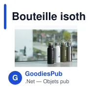 Bouteille isotherme personnalisable 500 ml avec logo - Nordvik RCS - Miniature 12