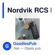 Bouteille isotherme personnalisable 500 ml avec logo - Nordvik RCS - Miniature 6
