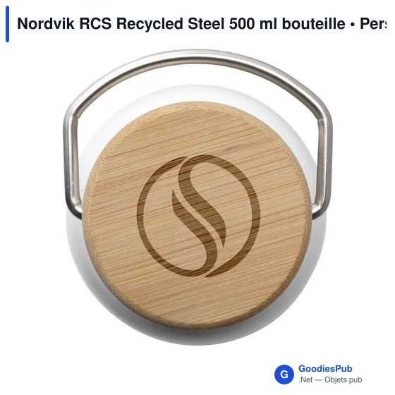 Bouteille isotherme personnalisable 500 ml avec logo - Nordvik RCS - Image 9