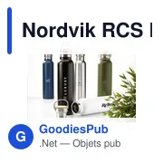 Bouteille isotherme personnalisable Nordvik RCS 750 ml avec logo - Miniature 5