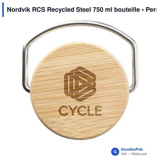 Bouteille isotherme personnalisable Nordvik RCS 750 ml avec logo - Image 8