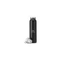 Variante noir - Bouteille isotherme personnalisable Nordvik RCS 750 ml avec logo