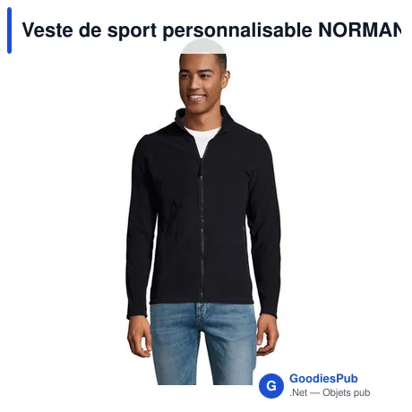 Veste de sport personnalisable NORMAN MEN avec logo