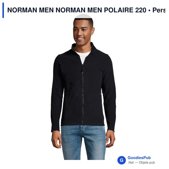 Veste de sport personnalisable NORMAN MEN avec logo - Image 1