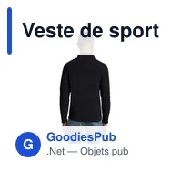 Veste de sport personnalisable NORMAN MEN avec logo - Miniature 2