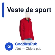 Veste de sport personnalisable NORMAN MEN avec logo - Miniature 6
