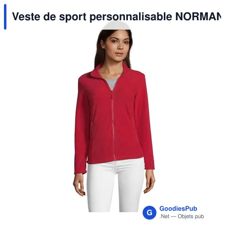 Veste de sport personnalisable NORMAN WOMEN avec logo