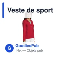 Veste de sport personnalisable NORMAN WOMEN avec logo - Miniature 3